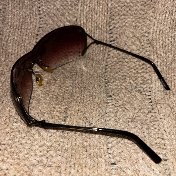 Simply Vera Vera Wang Dark Brown Sunglasses - Picture 2 of 4